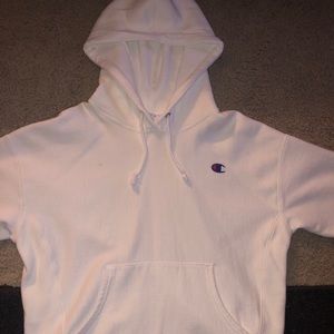 Women’s White Champion Hoodie